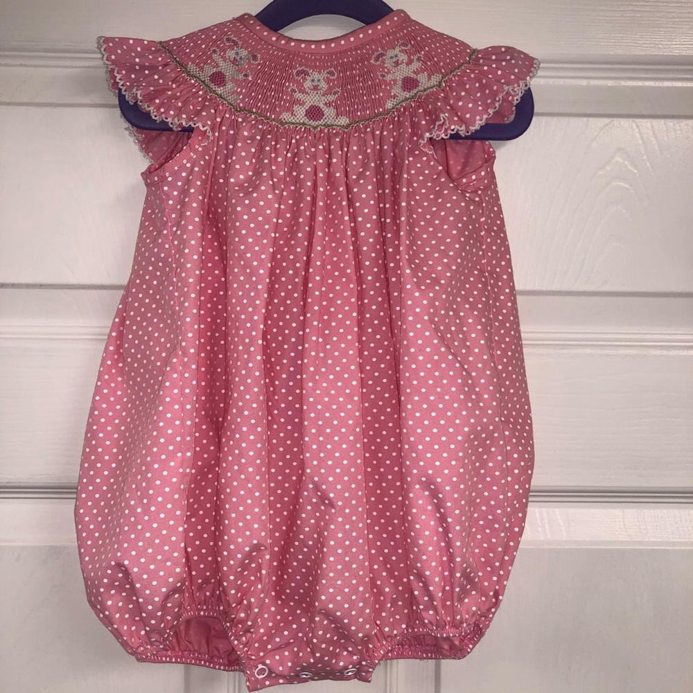 Smocked Easter bubble 18m
